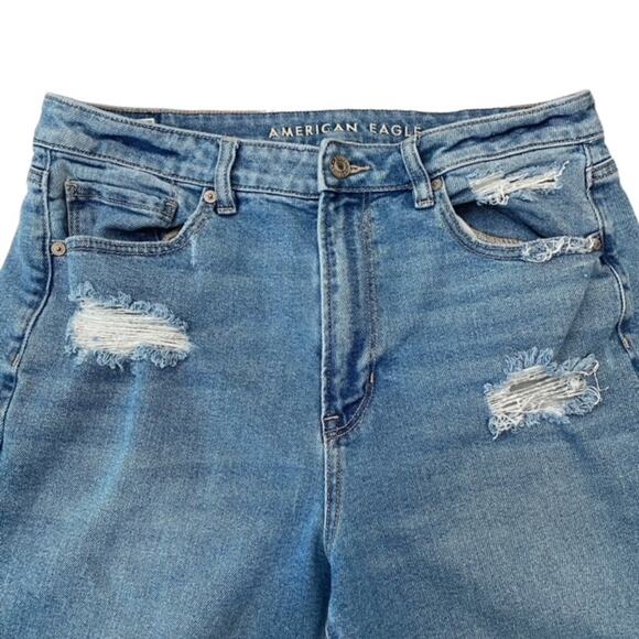 American Eagle Outfitters Blue Straight Leg Jeans - Picture 4 of 8